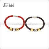 Leather Bracelets b010781H