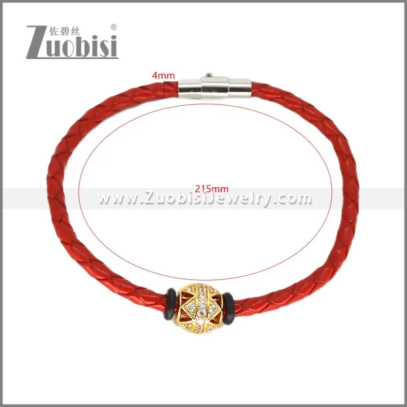 Leather Bracelets b010766R1