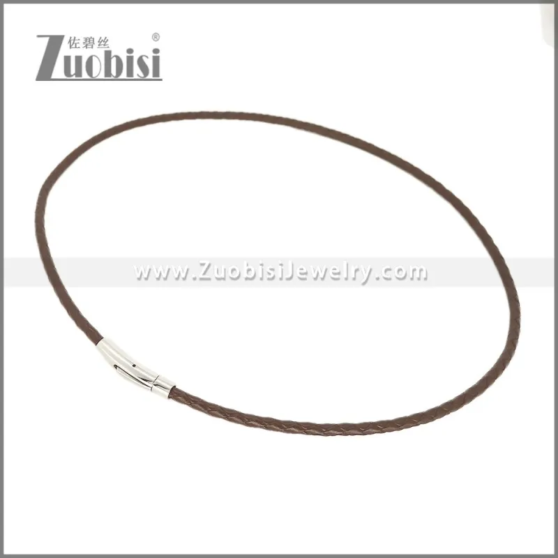 Leather Neckace n003539A2