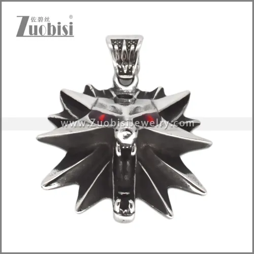 Stainless Steel Viking Fenrir Pendant p012610