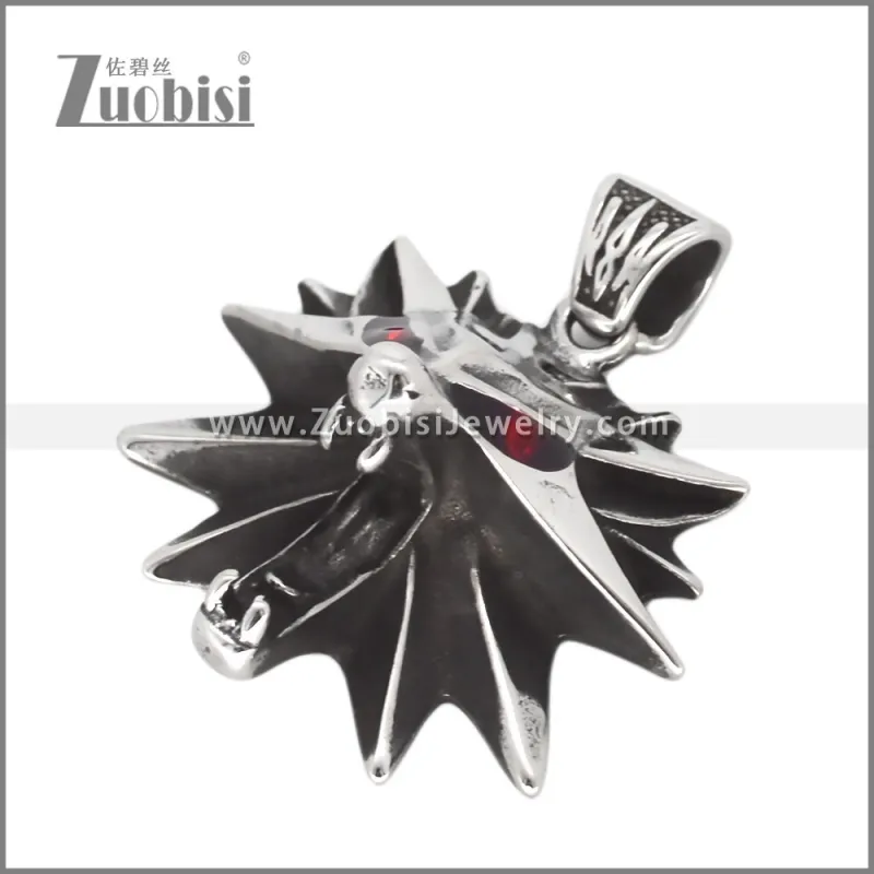 Stainless Steel Viking Fenrir Pendant p012610