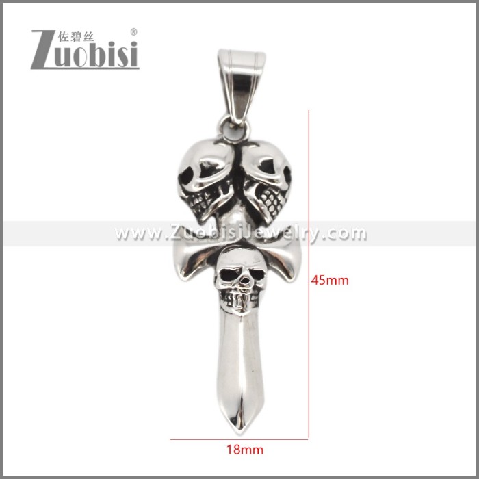 Stainless Steel Pendant p012703