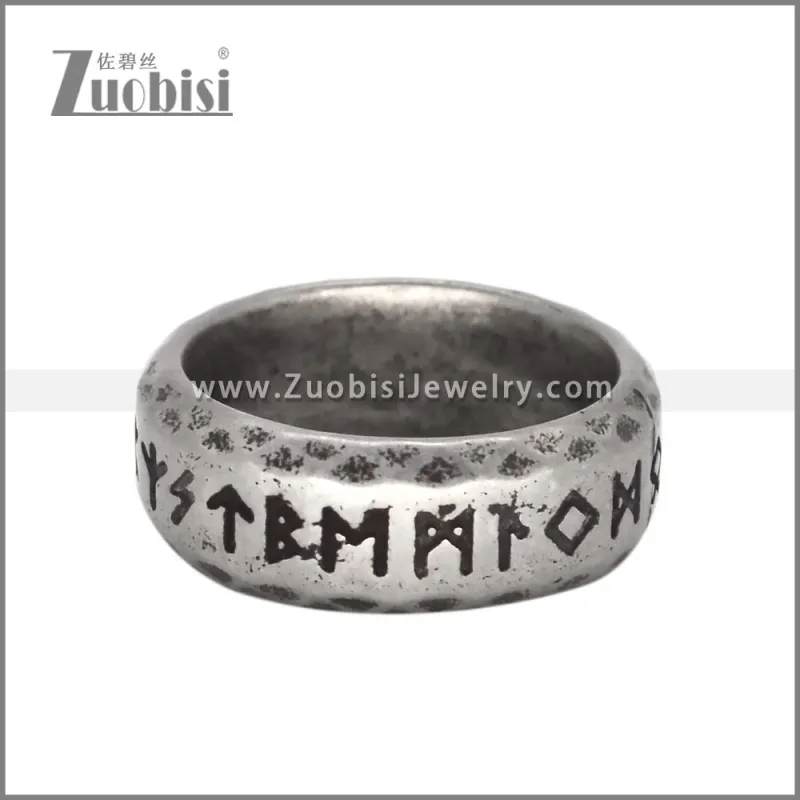 Wholesale Nordic Viking Rune Ring Men Jewelry r010325