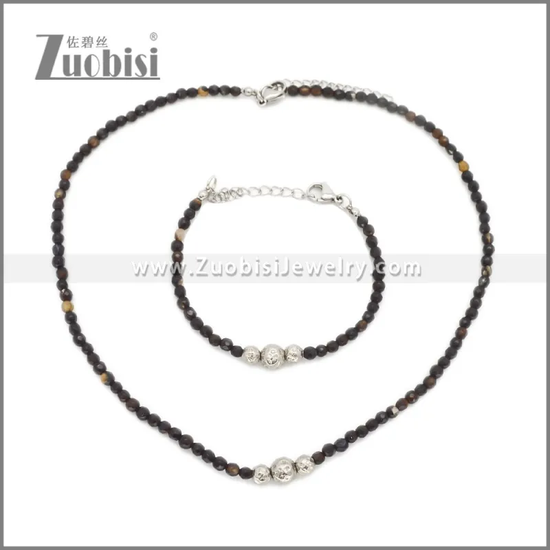 Natural Stone Jewelry Set s003136H