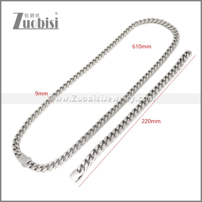 Stainless Steel Jewelry Set s003134