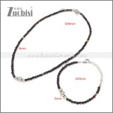 Natural Stone Jewelry Set s003136H
