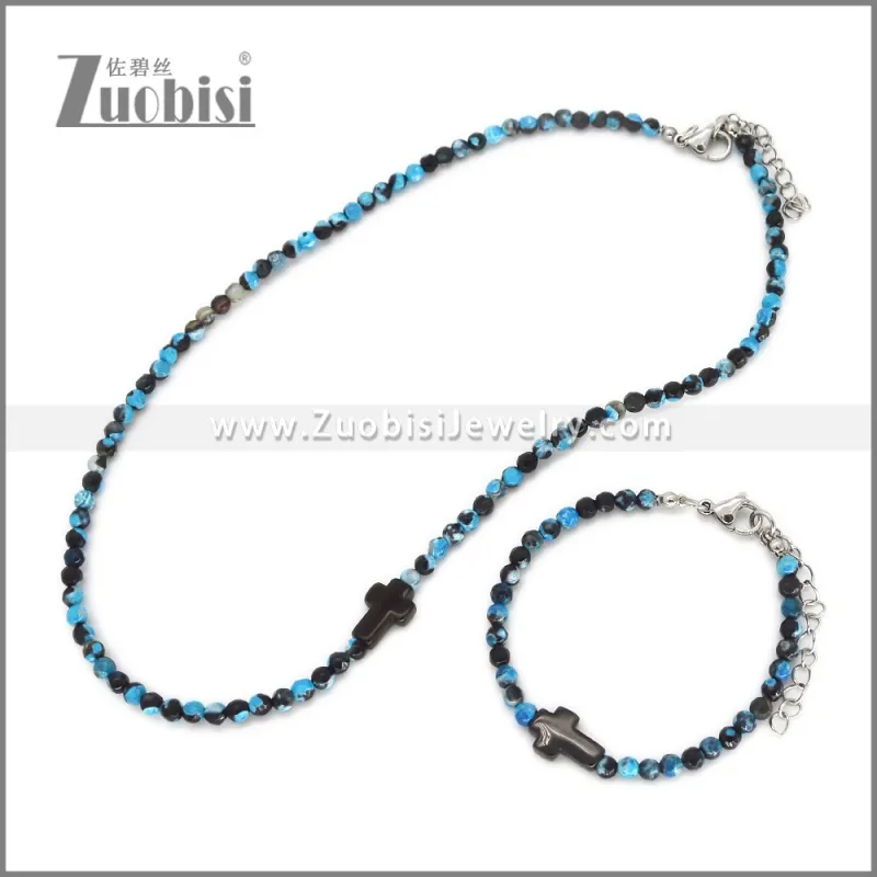 Natural Stone Jewelry Set s003138H