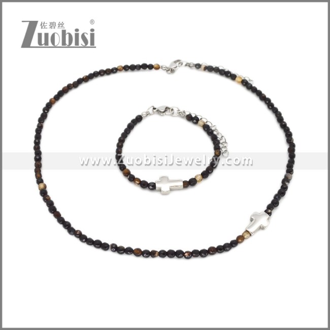 Natural Stone Jewelry Set s003137S