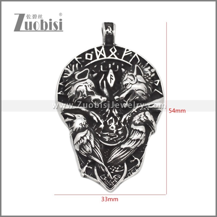 Stainless Steel Pendant p012812