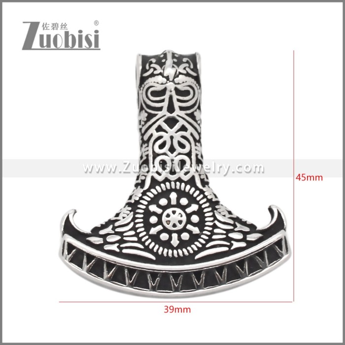 Stainless Steel Pendant p012809