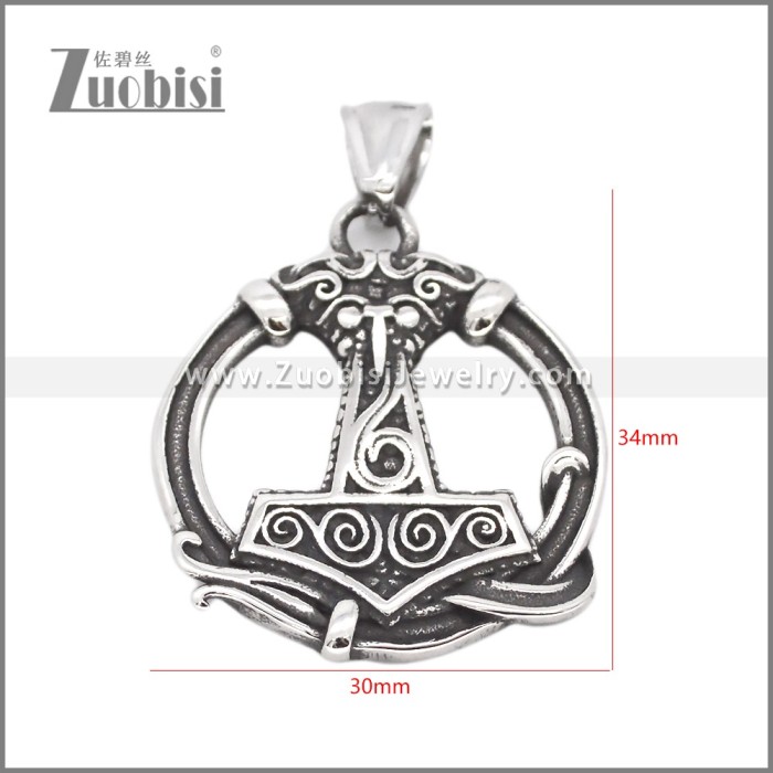 Stainless Steel Pendant p012836