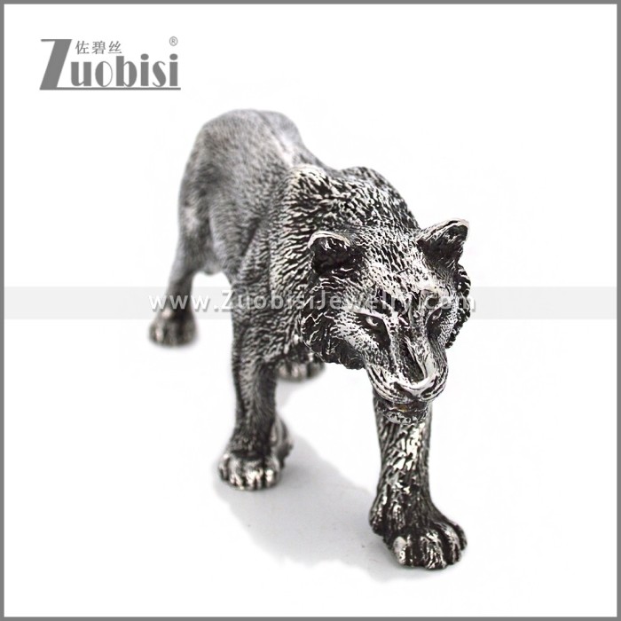 Stainless Steel Leopard Statue a001061