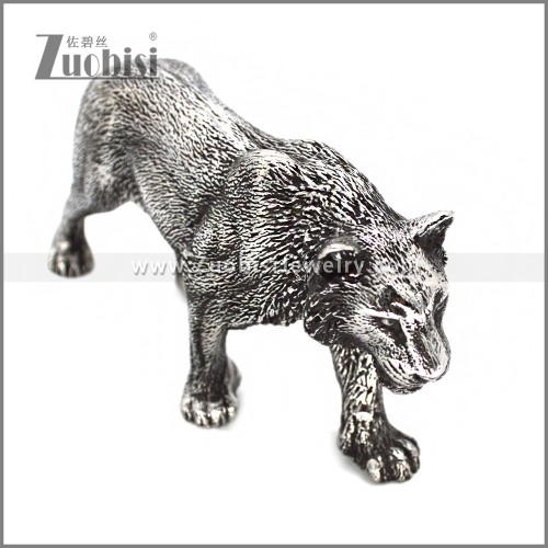 Stainless Steel Leopard Statue a001061