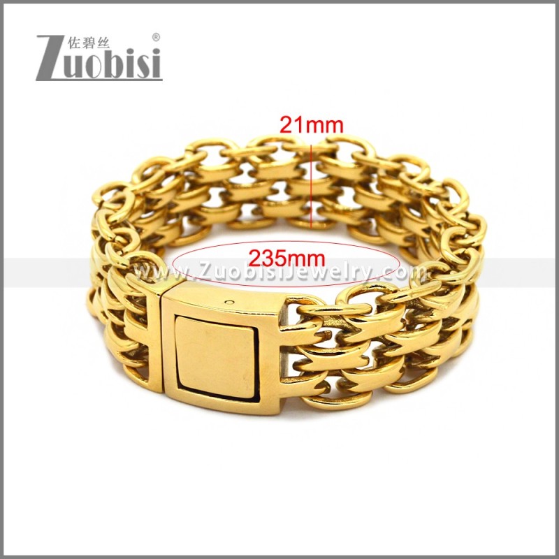 Stainless Steel Bracelet B010924G