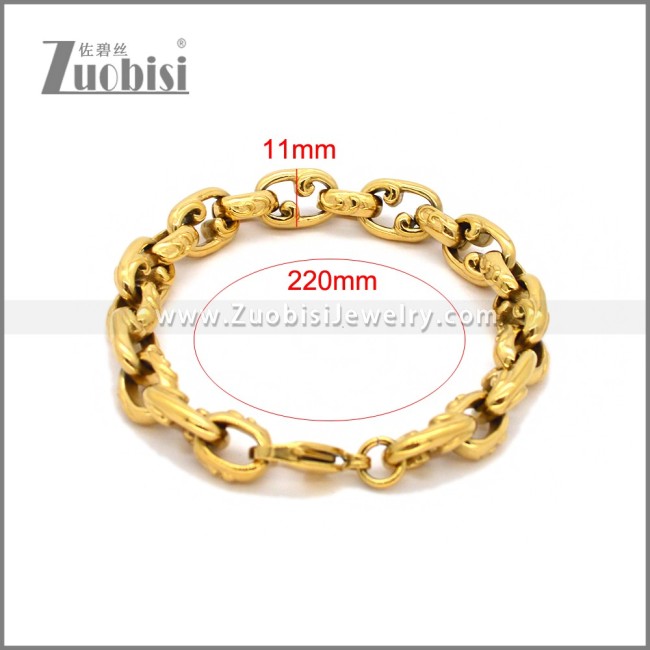 Stainless Steel Bracelet b010915G