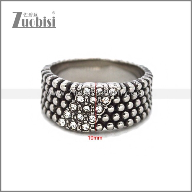 Stainless Steel Ring R010435S