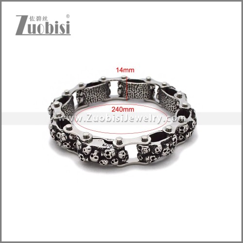 Stainless Steel Bracelet B010928S