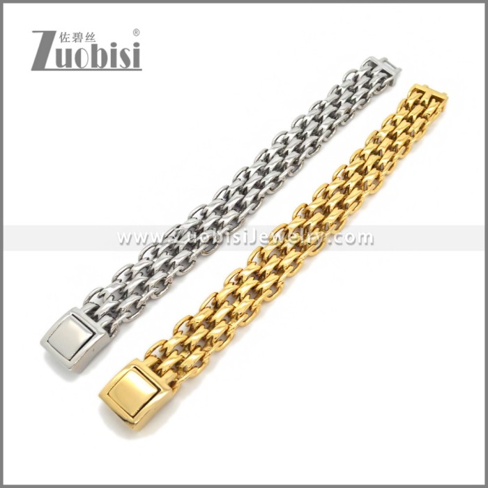 Stainless Steel Bracelet B010924G