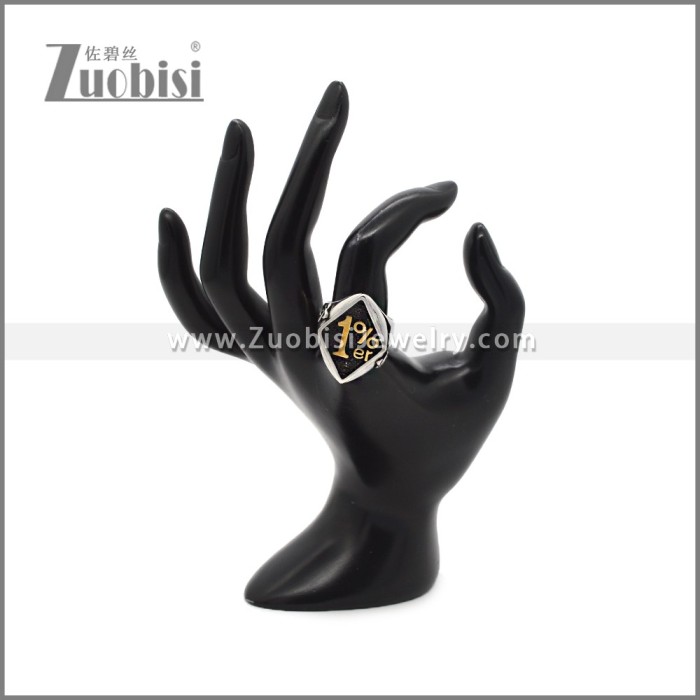 Stainless Steel Ring r010611SHG