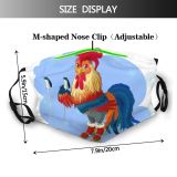 yanfind Cock Skiing Happiness Bird Young Snow Ski Christmas Cute Feather Sport Poles Dust Washable Reusable Filter and Reusable Mouth Warm Windproof Cotton Face