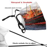yanfind Vehicle Sailboat Ship Vessel Boat Sailing Ship Clyde Anchor Fishing Newport Watercraft Dust Washable Reusable Filter and Reusable Mouth Warm Windproof Cotton Face