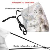 yanfind Fir Winter Saskatchewan Geological Tree Tree Plant Frost Winter Freezing Atmospheric Snow Dust Washable Reusable Filter and Reusable Mouth Warm Windproof Cotton Face