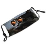 yanfind Bezel Rock Lovely Fur Halloween Meow Cat Kitty Cute Event Bad Night Dust Washable Reusable Filter and Reusable Mouth Warm Windproof Cotton Face