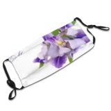 yanfind  Spring Flower Mauve Stem Flora Bunch Leaves Contrast  Beautiful Bloom Dust Washable Reusable Filter and Reusable Mouth Warm Windproof Cotton Face