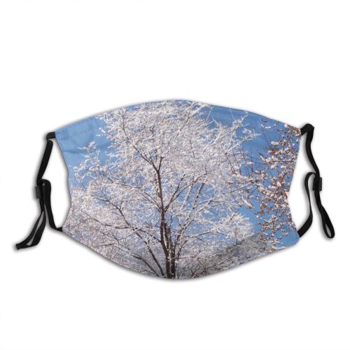 yanfind Snow Dust Washable Reusable Filter and Reusable Mouth Warm Windproof Cotton Face