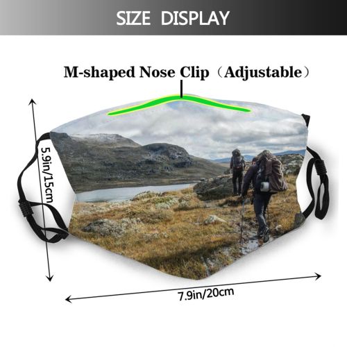 yanfind Lake Daylight Backpack Trail Hike Frosty Recreation Mountain Traveler Rock Clouds Climb Dust Washable Reusable Filter and Reusable Mouth Warm Windproof Cotton Face