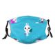 yanfind Congratulation Skiing Ski Cute Christmas Hare Present Year Rabbit Chinese Skating Design Dust Washable Reusable Filter and Reusable Mouth Warm Windproof Cotton Face