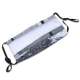 yanfind Winter Winter Natural Atmospheric Landscape Sky Ice Ice Snow Holland Tree Season Dust Washable Reusable Filter and Reusable Mouth Warm Windproof Cotton Face