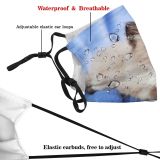 yanfind Lovely Whisker Fur Little Cat Kitty Cute Meow Carnivore Peace Active Friendly Dust Washable Reusable Filter and Reusable Mouth Warm Windproof Cotton Face