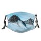 yanfind Icy Adventure Frozen Winter Outdoors Season Snow Slope Travel Mountains Freezing Frosty Dust Washable Reusable Filter and Reusable Mouth Warm Windproof Cotton Face