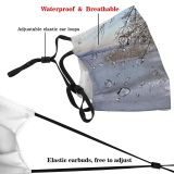 yanfind Winter Winter Natural Stairs Landscape Sky Sundown Ice Ice Branch Snow Tree Dust Washable Reusable Filter and Reusable Mouth Warm Windproof Cotton Face