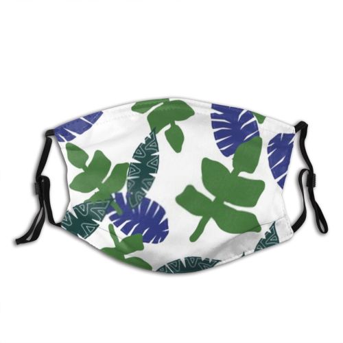 yanfind Abstract Isolated Bali Multicolored Cute Hawaii Trendy Pastel Doodle Simple Endless Scribble Dust Washable Reusable Filter and Reusable Mouth Warm Windproof Cotton Face
