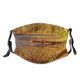 yanfind Natural Autumn Woody Leaves Colours Landscape Sea Sky Fall Wood Soil Leaf Dust Washable Reusable Filter and Reusable Mouth Warm Windproof Cotton Face