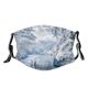 yanfind Dawn Watzmann Capital Alps Range Cities Fjord Landscape Berchtesgadener Am Frozen Tranquility Dust Washable Reusable Filter and Reusable Mouth Warm Windproof Cotton Face