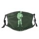 yanfind Isolated Professional Artwork Little Cute Sniper Soldier Doodle Simple Power Design Art Dust Washable Reusable Filter and Reusable Mouth Warm Windproof Cotton Face