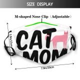 yanfind Isolated Mother Cat Kitty Cute Inspiration Vintage Female Friend Advertise Design Modern Dust Washable Reusable Filter and Reusable Mouth Warm Windproof Cotton Face
