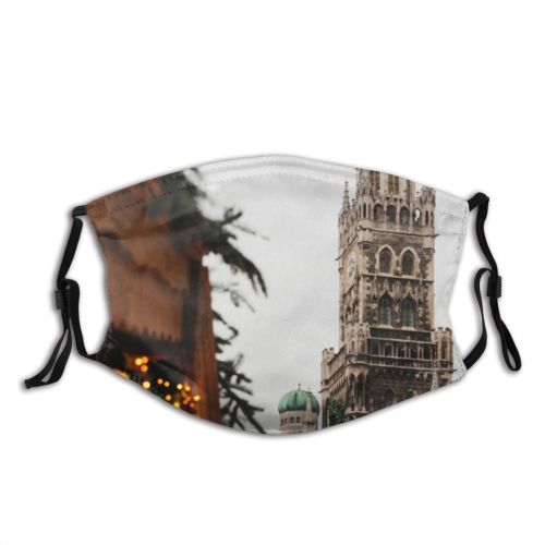 yanfind Capital East Cities Cathedral Government Tree Bavaria Tradition Architecture Focus German Ornament Dust Washable Reusable Filter and Reusable Mouth Warm Windproof Cotton Face