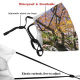 yanfind Leaves Deciduous Branch Leaf Trees Fall Plant Twig Tree Spring Branch Plant Dust Washable Reusable Filter and Reusable Mouth Warm Windproof Cotton Face