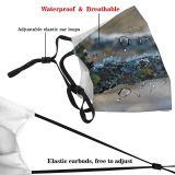 yanfind Winter Branch Spring Twig Plant Tree Twig Limb Branch Frost Winter Snow Dust Washable Reusable Filter and Reusable Mouth Warm Windproof Cotton Face