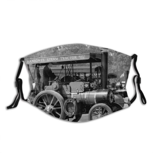 yanfind Machine Vehicle Transport Traction Car Steam Motor Classic Agricultural Engine Auto Mono Dust Washable Reusable Filter and Reusable Mouth Warm Windproof Cotton Face