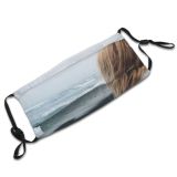 yanfind Ice Windy Daylight Sunset Melting Relaxation Dawn Storm Waves Traveler Iceberg Sea Dust Washable Reusable Filter and Reusable Mouth Warm Windproof Cotton Face