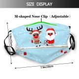 yanfind Bough Wish Packet Santa Beard Snow Christmas Cute Bell Winter Cap Snowflake Dust Washable Reusable Filter and Reusable Mouth Warm Windproof Cotton Face