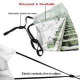 yanfind Structure Train Stairs Rails Trees Architecture Tree Nonbuilding Snow Dust Washable Reusable Filter and Reusable Mouth Warm Windproof Cotton Face