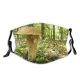 yanfind Plant Edible Penny Woods Agaricaceae Fungus Agaricomycetes Forest Mushroom Mushroom Undergrowth Terrestrial Dust Washable Reusable Filter and Reusable Mouth Warm Windproof Cotton Face