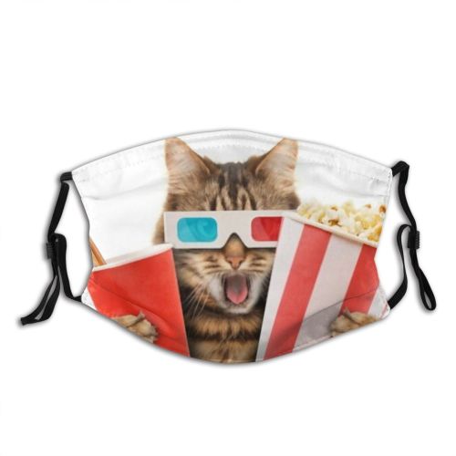 yanfind Isolated Hollywood Watch Movie Cat Cute Box Bucket Cola Soda Corn Beverage Dust Washable Reusable Filter and Reusable Mouth Warm Windproof Cotton Face