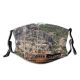yanfind Vehicle Ship Cliff Sea Bay Watercraft Sailboat Charter Transportation Marmaris Schooner Yacht Dust Washable Reusable Filter and Reusable Mouth Warm Windproof Cotton Face